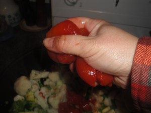 Then I added some Tomatoes 